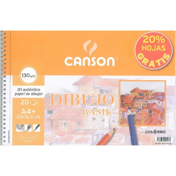 BLOC DIBUJO GUARRO A4 ESPIRAL