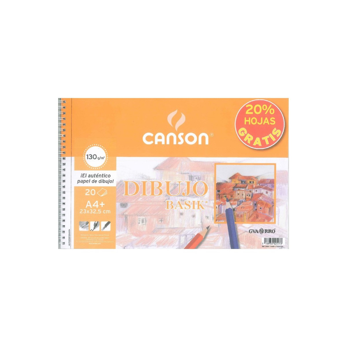 BLOC DIBUJO GUARRO A4 ESPIRAL